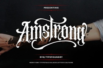 Amstrong Font: Creative Typography Projects