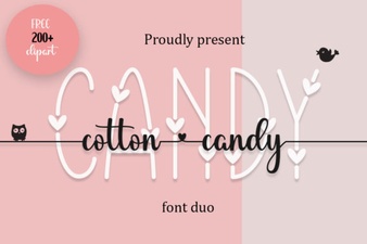 Sweet & Whimsical Cotton Candy Font Ideas