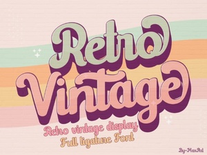 Crafting with Retro Vintage Fonts for Modern Projects