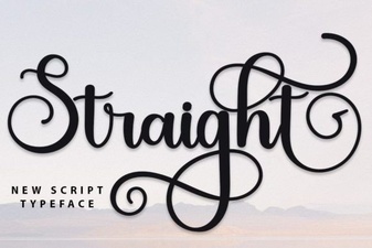 Straight Font Designs for Modern Projects
