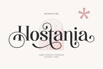 Hostania Font: Design Ideas for Creative Projects